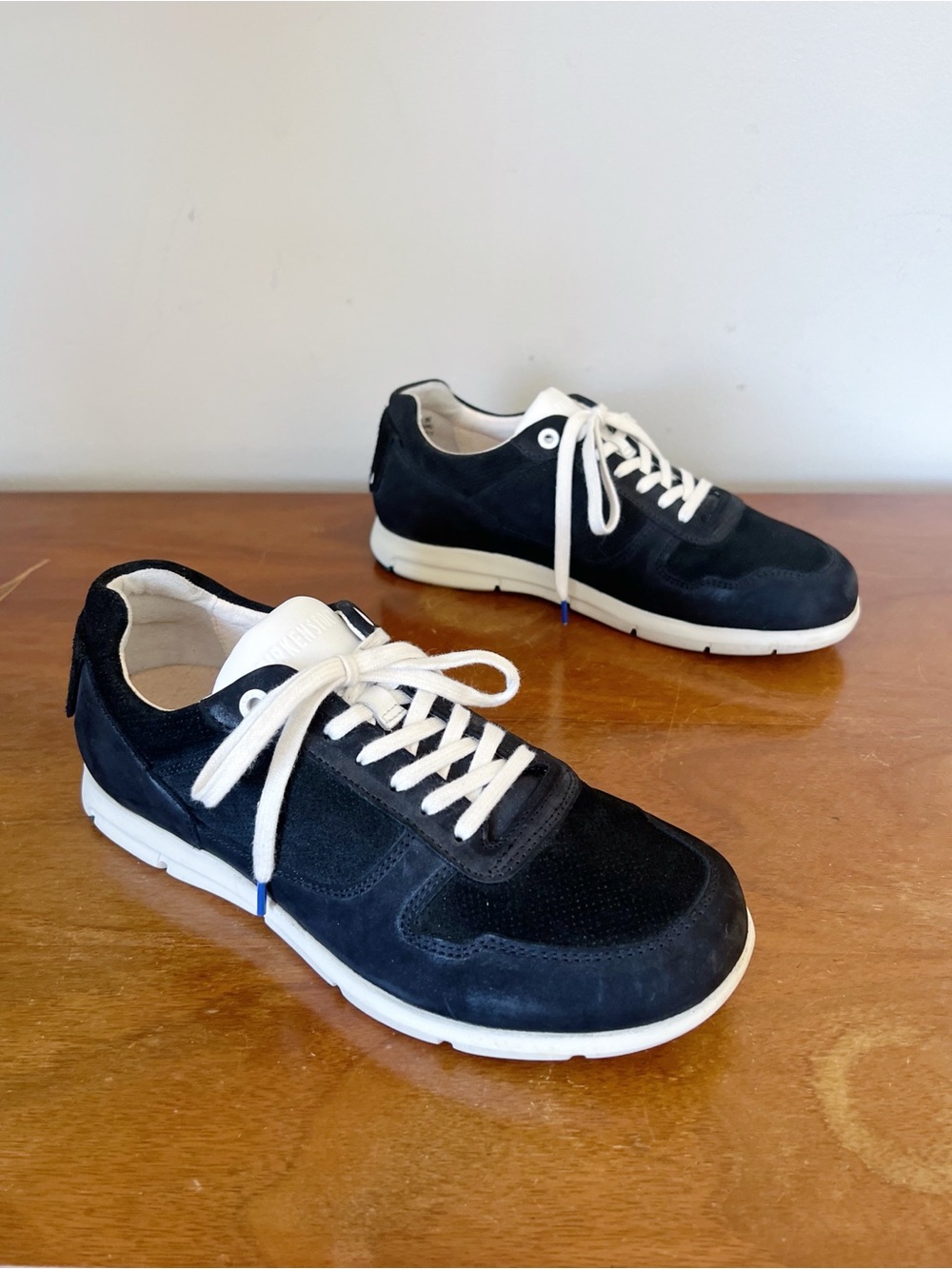 Birkenstock • Cincinnati Sneaker lace up shoes black nubuck suede leather cork